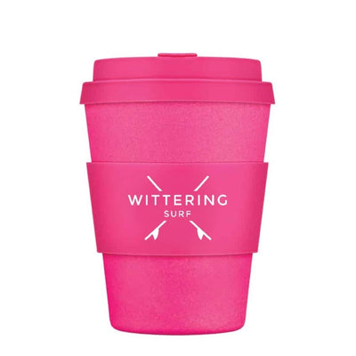 Wittering Surf Reusable Takeaway Cup - Pink - Wittering Surf Shop
