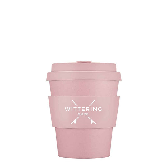 Wittering Surf Reusable Takeaway Cup - Powder pink - Wittering Surf Shop