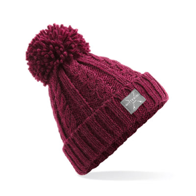 POWDER CHUNKY CABLE KNIT BEANIE - 6 COLOUR OPTIONS.