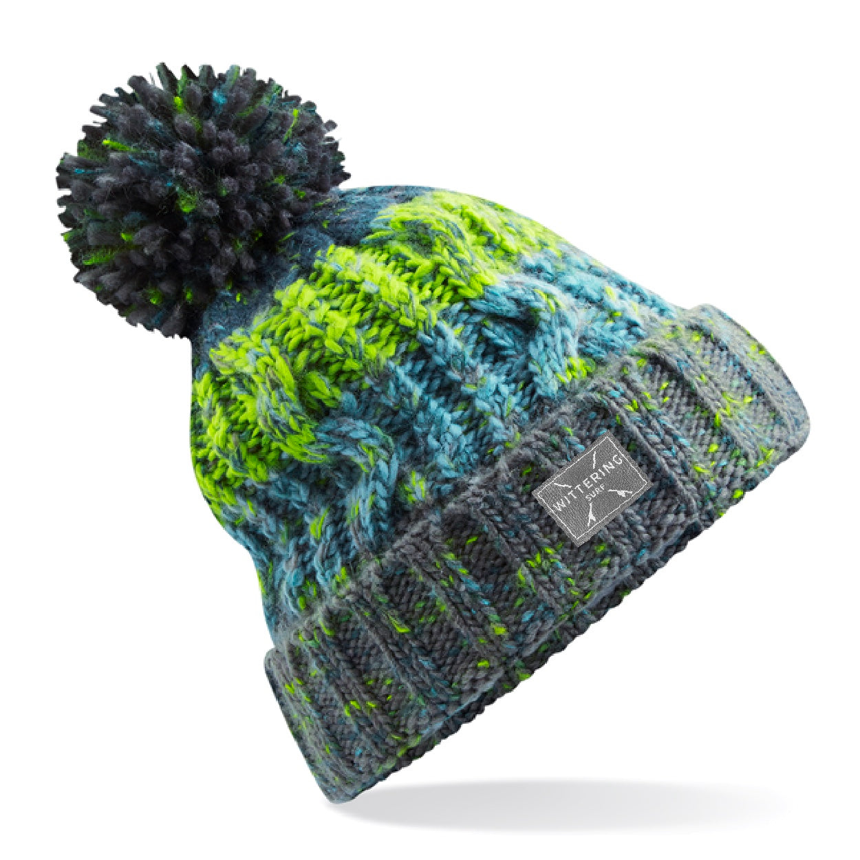 POWDER BEANIE - ELECTRIC GREY