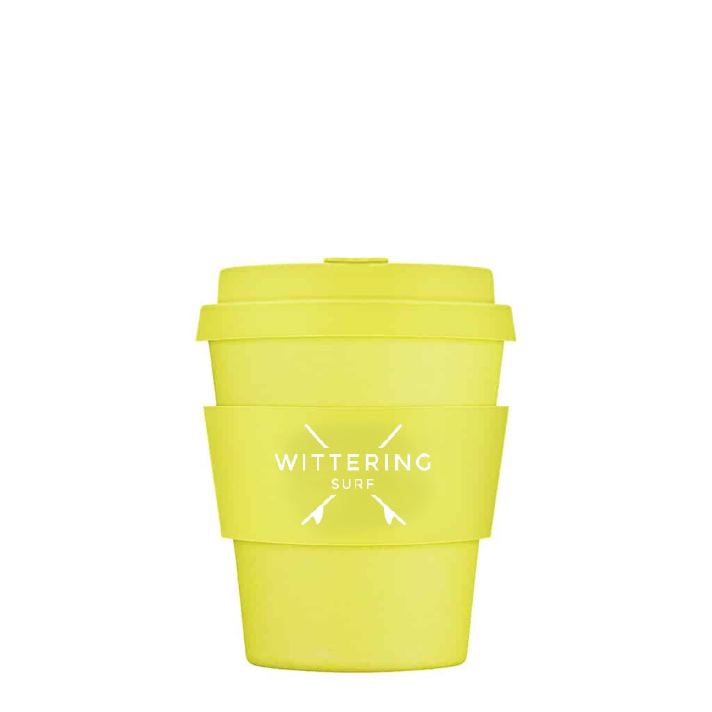 Wittering Surf Reusable Takeaway Cup - Fluro