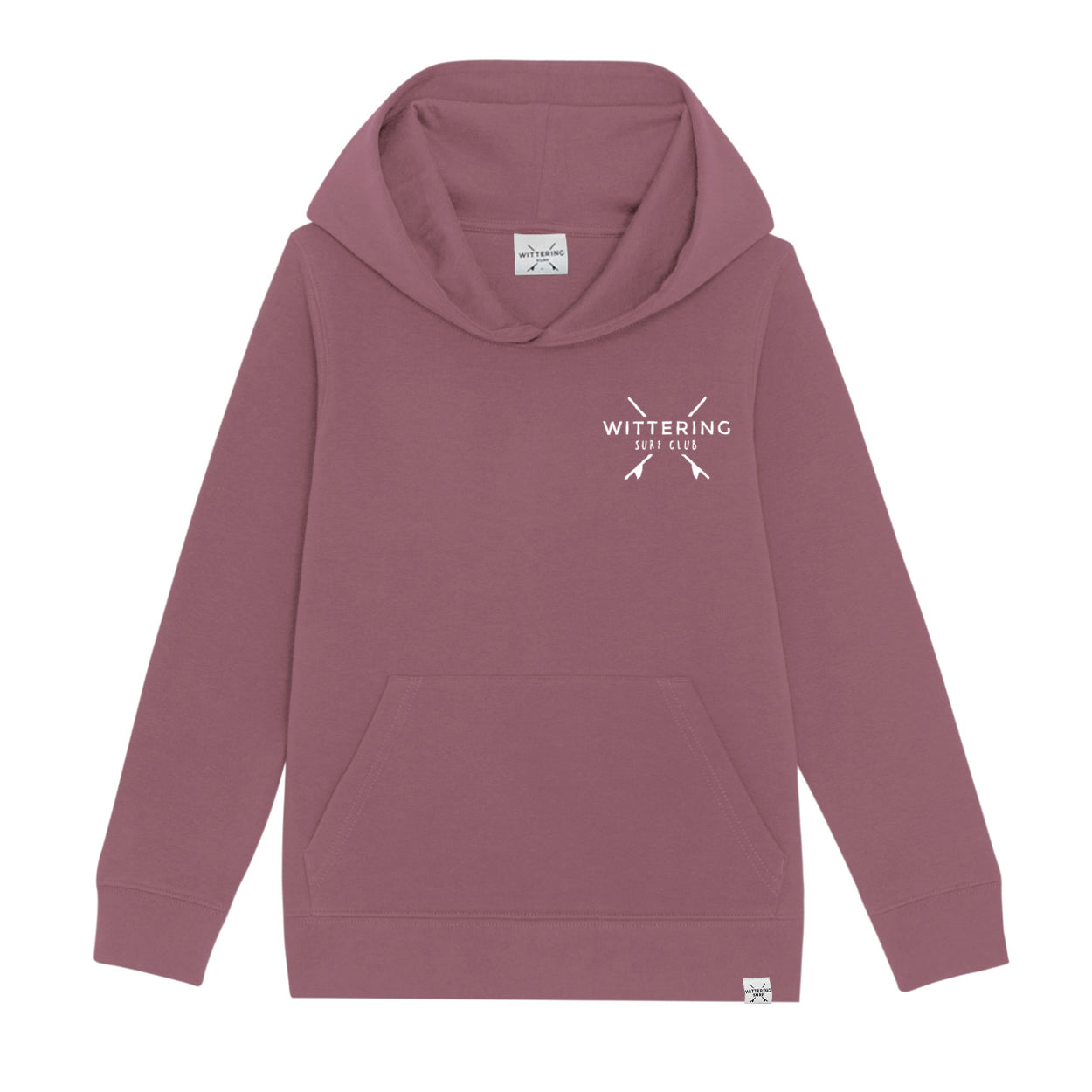 KIDS TIDE HOODIE - HIBISCUS ROSE - Wittering Surf Shop