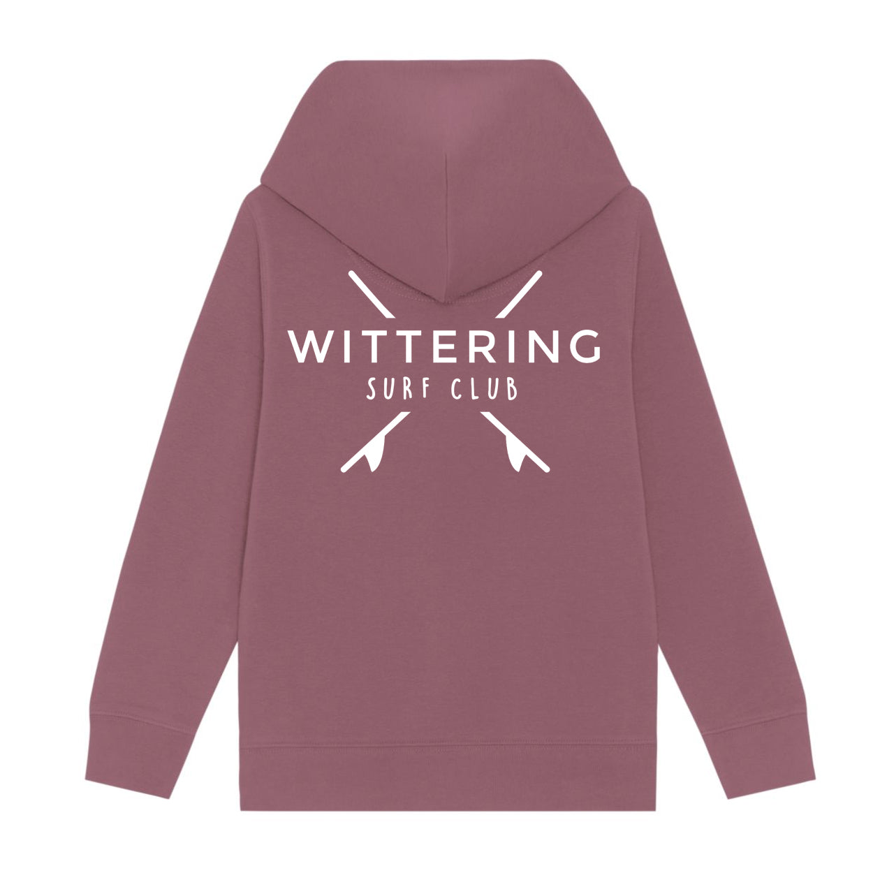 KIDS TIDE HOODIE - HIBISCUS ROSE - Wittering Surf Shop