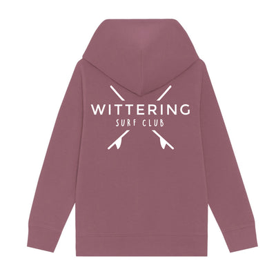 KIDS TIDE HOODIE - HIBISCUS ROSE - Wittering Surf Shop