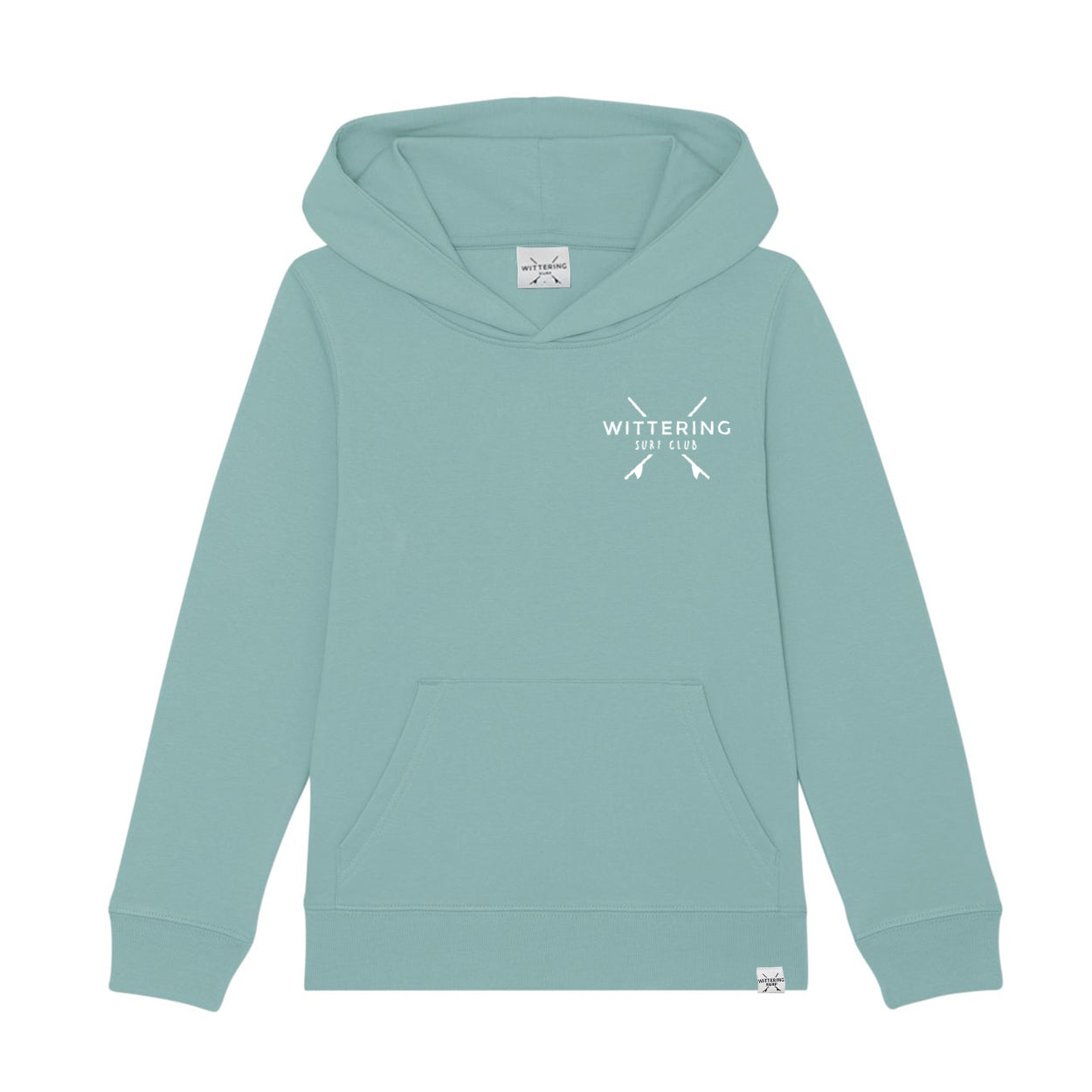 KIDS TIDE HOODIE - TEAL - Wittering Surf Shop