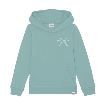 KIDS TIDE HOODIE - TEAL - Wittering Surf Shop