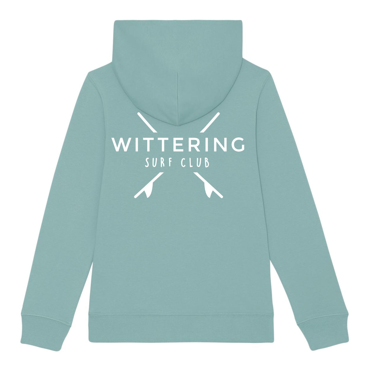 KIDS TIDE HOODIE - TEAL - Wittering Surf Shop