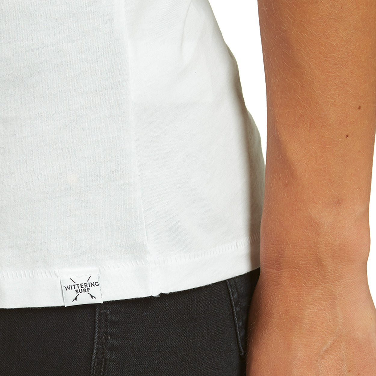 LADIES EVERYDAY T-SHIRT - WHITE - Wittering Surf Shop