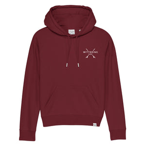 LADIES LOW TIDE HOODIE - BURGUNDY - Wittering Surf Shop