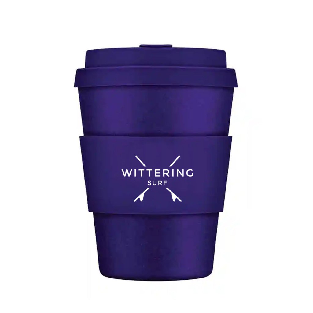 Wittering Surf Reusable Takeaway Cup - Purple - Wittering Surf Shop