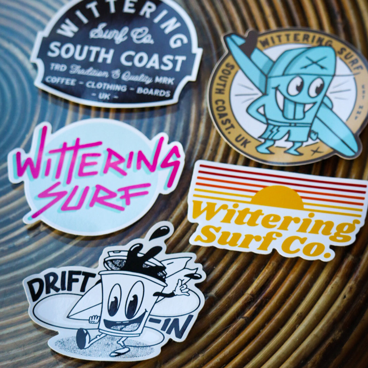WITTERING SURF STICKER PACK - Wittering Surf Shop
