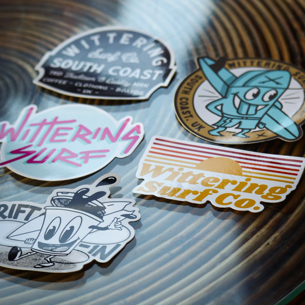 WITTERING SURF STICKER PACK - Wittering Surf Shop