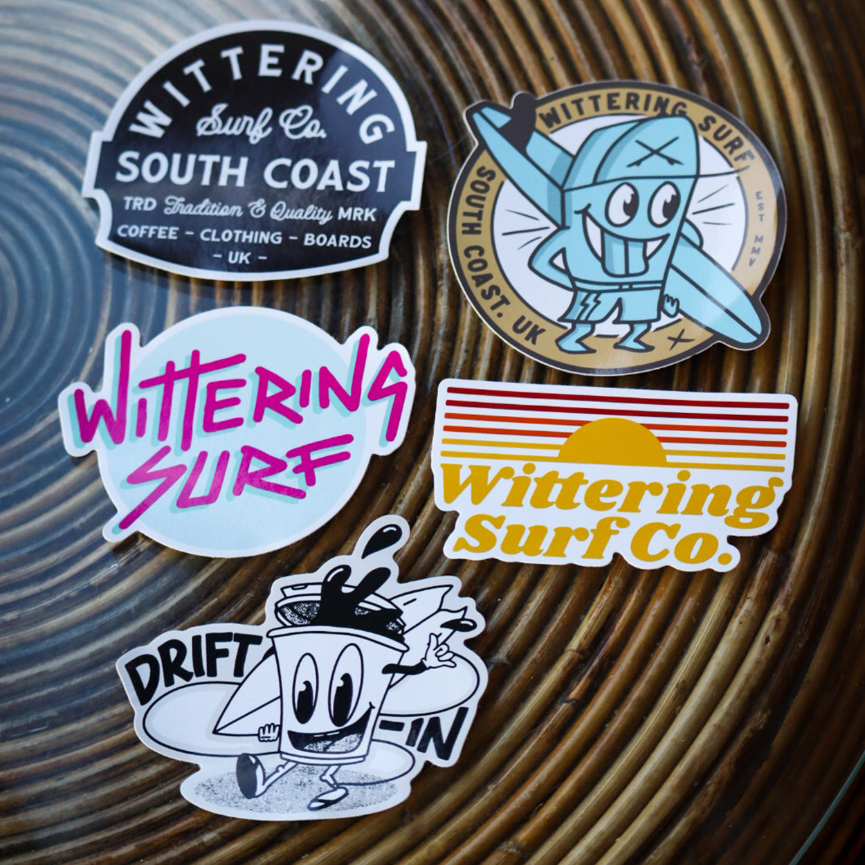 WITTERING SURF STICKER PACK - Wittering Surf Shop