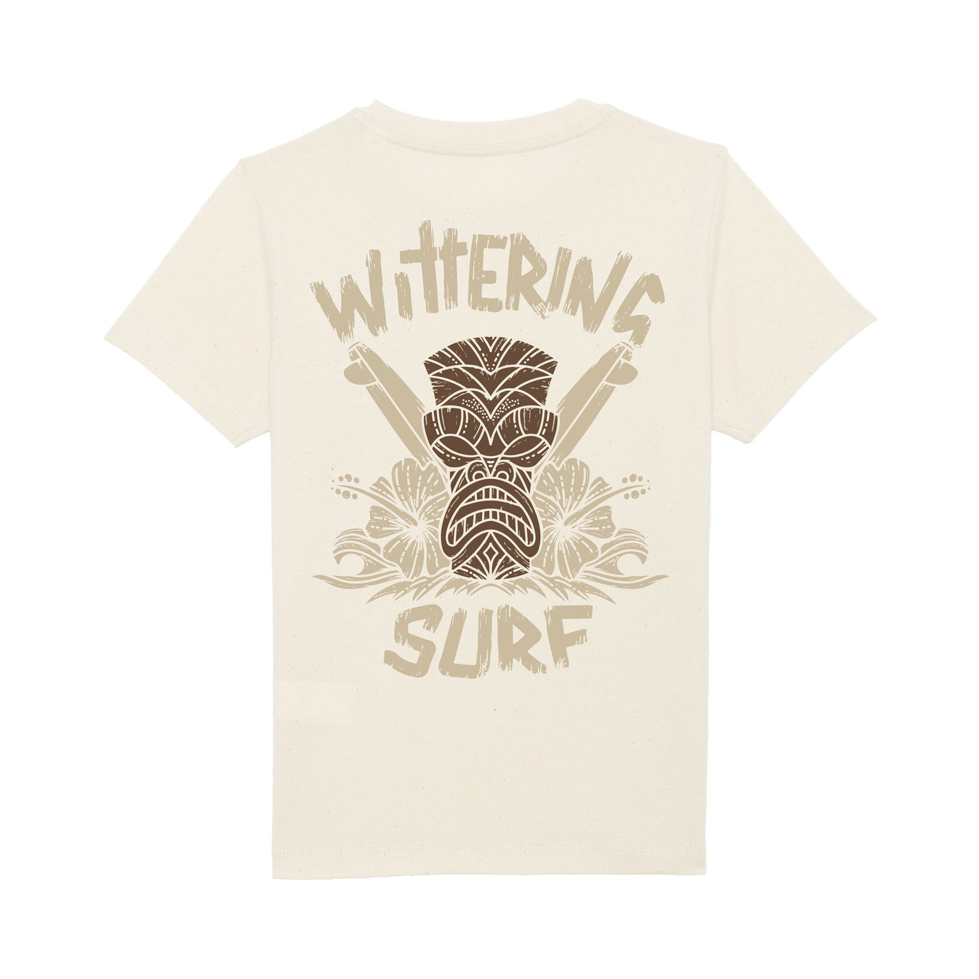 KIDS TIKI T-SHIRT- NATURAL RAW