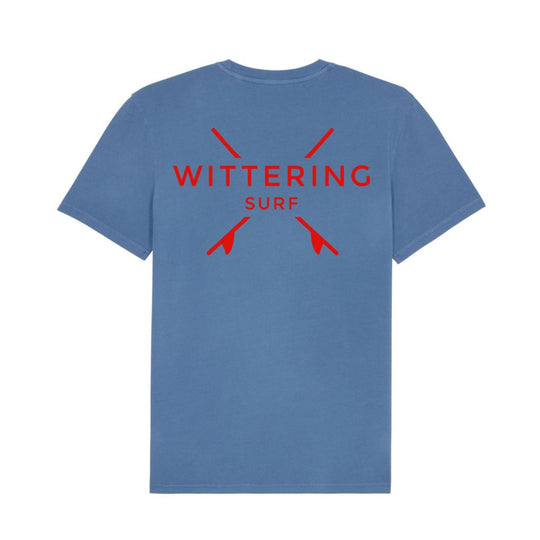 EVERYDAY T-SHIRT - VINTAGE BLUE - Wittering Surf Shop
