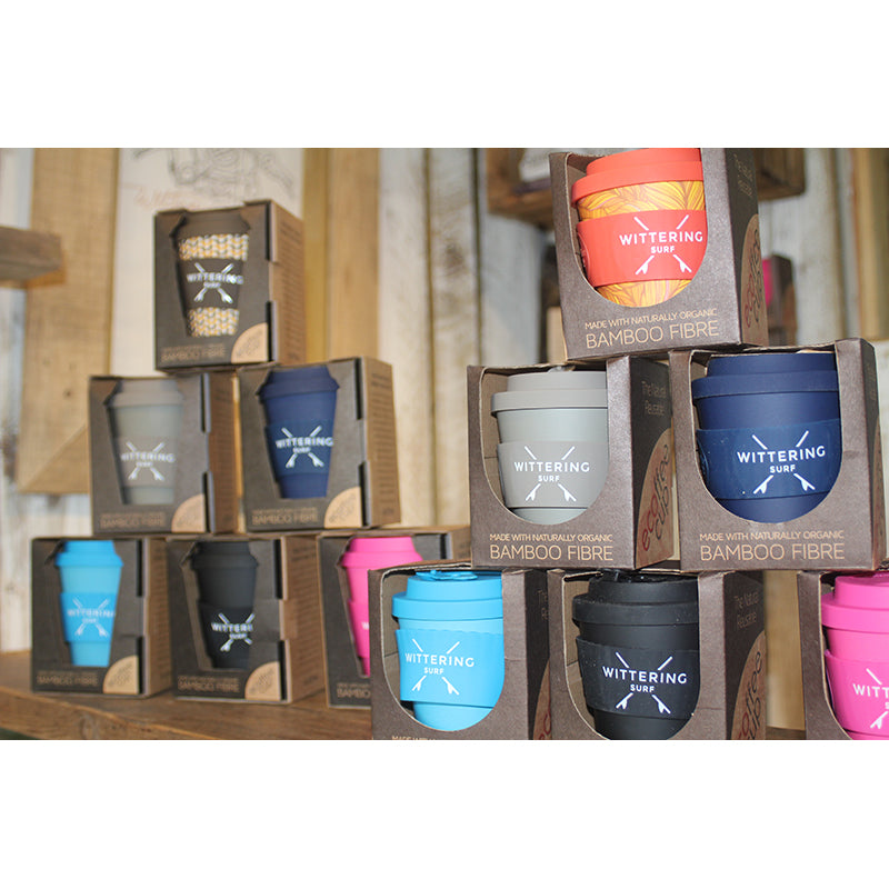 Wittering Surf Reusable Takeaway Cup - Blue - Wittering Surf Shop